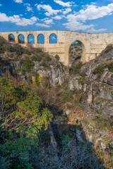Incekaya aqueduct on Tokatli Canyon,Safranbolu, Karabuk, Turkey