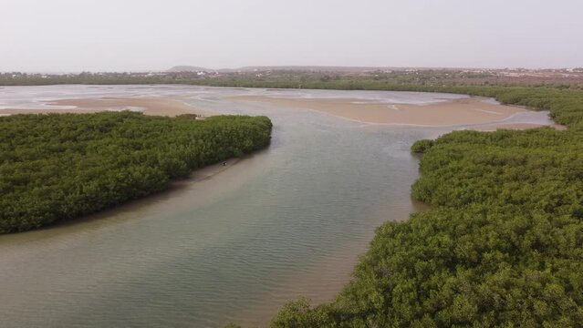 Lagune de la Somone 3 - Senegal - Saloum - Shot taken with drone