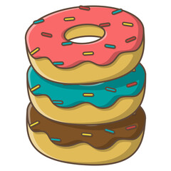 donuts dessert snack