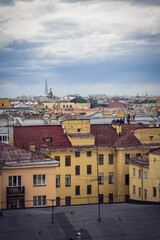 Fototapeta premium view of the old town spb