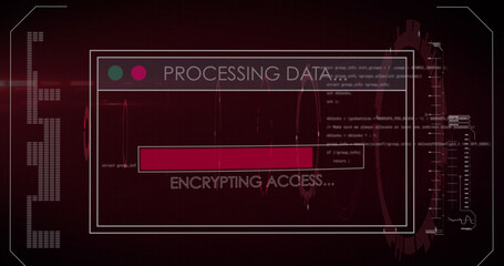 Image of data processing over scopes scanning