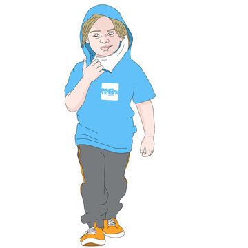 child drawing
