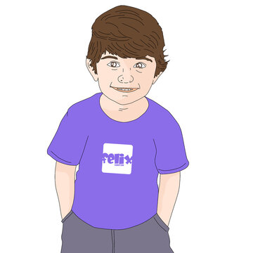 child drawing
