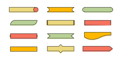 Minimalist trendy shape copy space