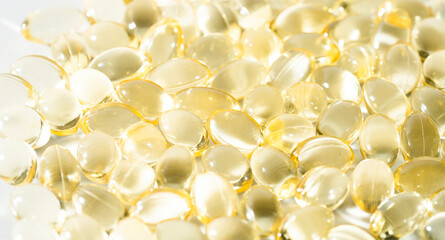 Vitamin D, omega 3, omega 6, Food supplement oil filled fish oil, vitamin A, vitamin E, flaxseed oil.	
