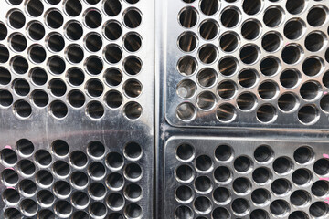 Heat tube sheet exchanger, stainless tube bundle industrial construction