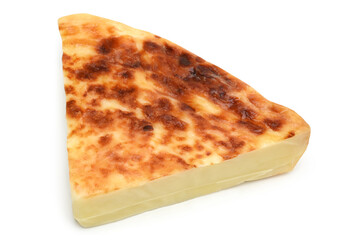 Slice of leipajuusto, Finnish squeaky cheese (bread cheese)