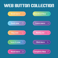 Web button collection	