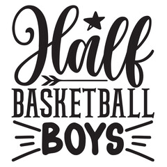 half basketball boys  half basketball boys