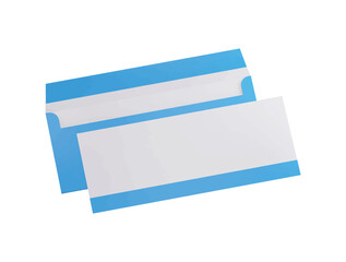 3d Envelope mockup template front view