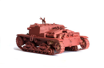 Scale model of old vehicle