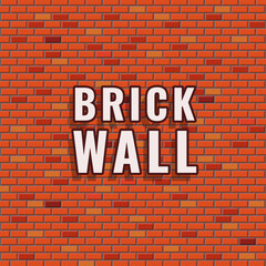 Fototapeta na wymiar Brick Wall design vector suitable for background