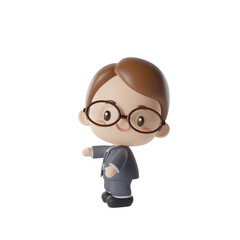 Businessman 3D Illustration-11