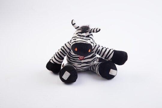 Little plush zebra Assorted baby photography props and toys 