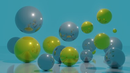 3d render of a balloon