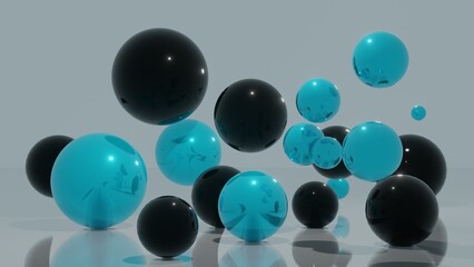 3d render of a balloon