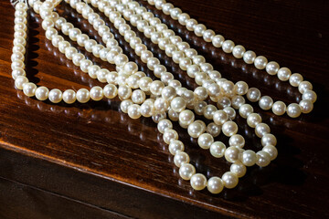 pearl necklaces