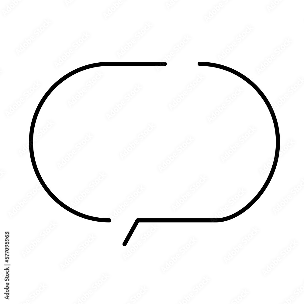 Poster simple bubble text element