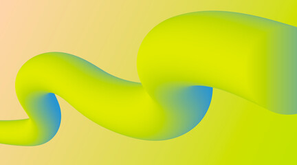 Túnel moderno y abstracto. Fondo verde y original para redes. Degradado abstracto. Vector de gusano verde abstracto. Diseño diferencial. Espiral con curva.