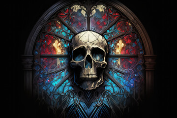 Gothic Skulls The Dark Beauty of Death | AI Generated

