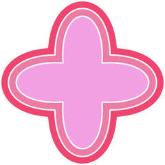 abstract shape groovy decoration