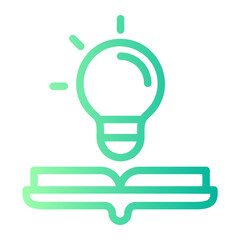 knowledge gradient icon