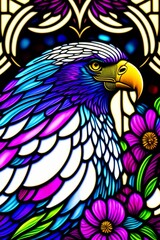 Obraz premium illustration of a bird in a background