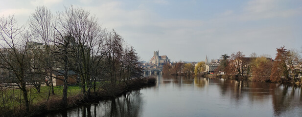 La rivière Yonne à Auxerre