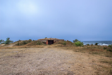 Defense facilities from the time of the Soviet Union on the island of Hiiumaa in Estonia