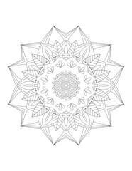 Flower Mandala. Vintage decorative elements. Coloring book page. Mandala patterns. Mandalas for coloring book. Outline Mandala for coloring book. Set Mandalas. Round Ornament Pattern. Mandala. vector