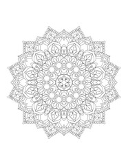 Flower Mandala. Vintage decorative elements. Coloring book page. Mandala patterns. Mandalas for coloring book. Outline Mandala for coloring book. Set Mandalas. Round Ornament Pattern. Mandala. vector
