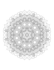 Flower Mandala. Vintage decorative elements. Coloring book page. Mandala patterns. Mandalas for coloring book. Outline Mandala for coloring book. Set Mandalas. Round Ornament Pattern. Mandala. vector