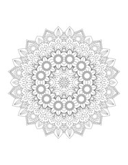 Flower Mandala. Vintage decorative elements. Coloring book page. Mandala patterns. Mandalas for coloring book. Outline Mandala for coloring book. Set Mandalas. Round Ornament Pattern. Mandala. vector