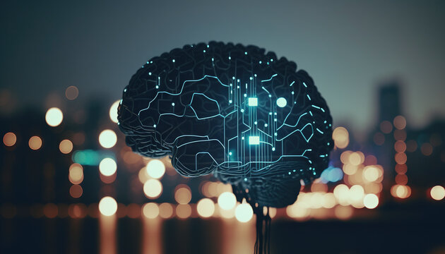 Digital Brain City. Generative AI