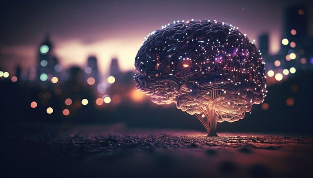 Digital Brain City. Generative AI