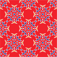 Seamless vector background with repeat pattern.Abstract ethnic rug ornamental seamless pattern.Perfect for fashion, textile design, cute themed fabric, on wall paper, wrapping paper and home decor.