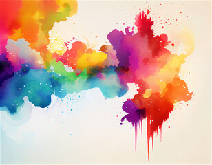 Abstract creative watercolor background