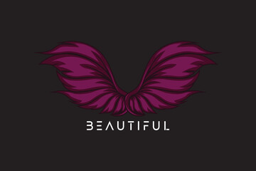streetwear graphic design beautiful wings