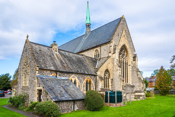 Parish church of the Holy Trinity in Winchester, Hampshire, England, UK - obrazy, fototapety, plakaty