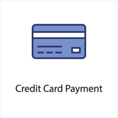Fototapeta premium Credit Card Payment icon vector stock