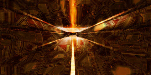 abstract futuristic science fiction background