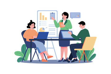 The HR team is providing regular business training to improve employee skills and knowledge.