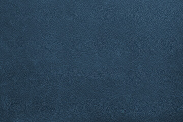 Genuine, natural, artificial blue leather texture background. Luxury material for header, banner, backdrop, wallpaper, clothes, furniture and interior design. ecological friendly leatherette.