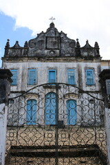 Old church in Santo Amaro, Bahia, Brazil