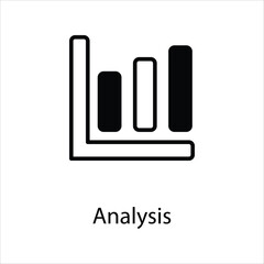 Analysis icon vector stock