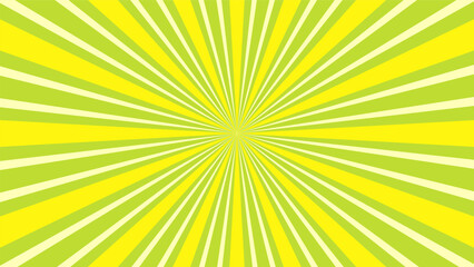 abstract yellow sunburst pattern background for modern graphic design element. shining ray cartoon with colorful for website banner wallpaper and poster card decoration