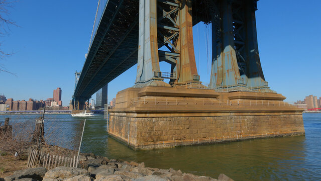 Manhattan Bridge Viewpoint at Dumbo Brooklyn - travel photography