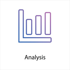 Analysis icon vector stock