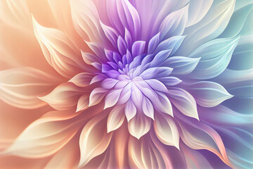 Obraz premium close-up of a flower with a blurred background.generative ai