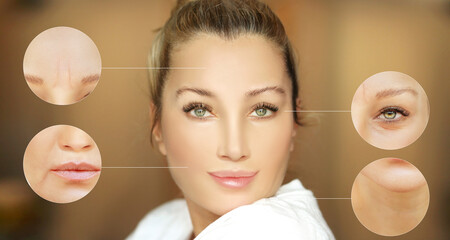 Effects of ageing,Frownscowl lines ,Nasolabial folds,Neck ,Under eye circles,neck lines. Plastic...